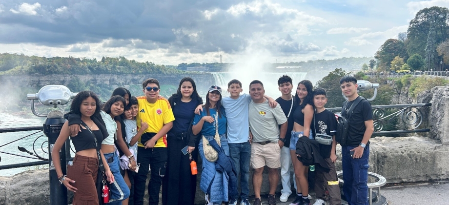 Niños y niñas del Putumayo protagonizan intercambio cultural en Canadá en el marco de la diplomacia pública colombiana